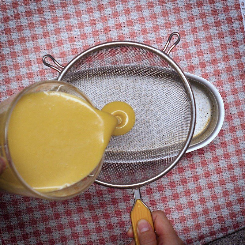 Step 6 Baking the steamed coconut cake