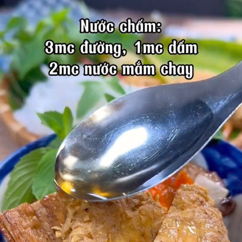 Step 4 Making dipping sauce Vegetarian grilled pork (Recipe from the TikTok channel Bếp chay XANH)