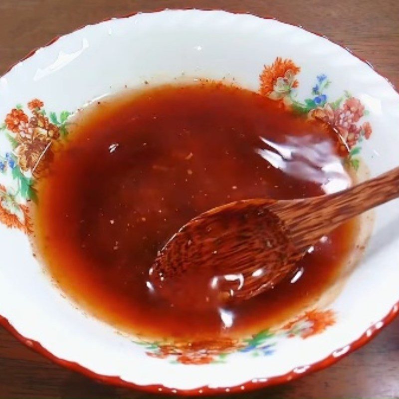 Step 3 Making cao lầu broth for vegetarian cao lầu