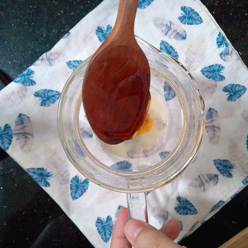 Step 2 Making honey lemon cinnamon water Honey lemon cinnamon water