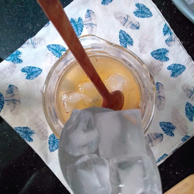 Step 2 Making honey lemon cinnamon water Honey lemon cinnamon water
