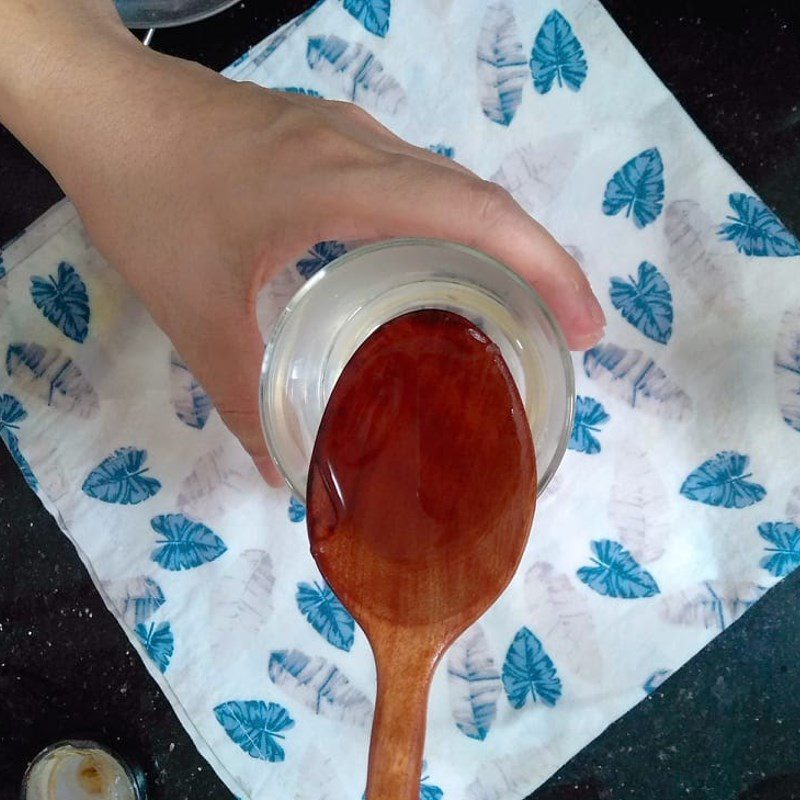 Step 2 Making lemon honey water Lemon honey water