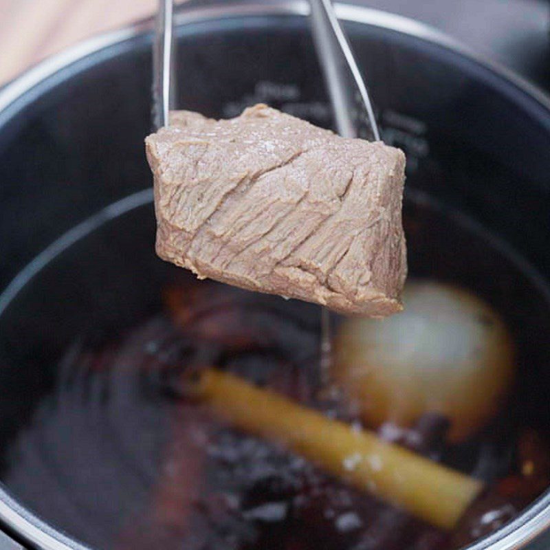 Step 2 Making the broth Cold Noodles Naengmyeon-mul