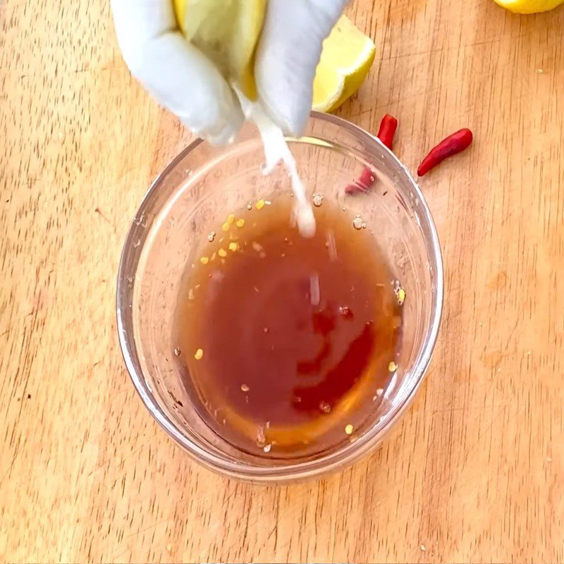 Step 7 Making Fish Sauce Hainanese Chicken Rice Vegetarian