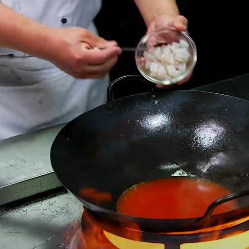 Step 6 Making the Sauce Crispy Barramundi with Honey Sauce