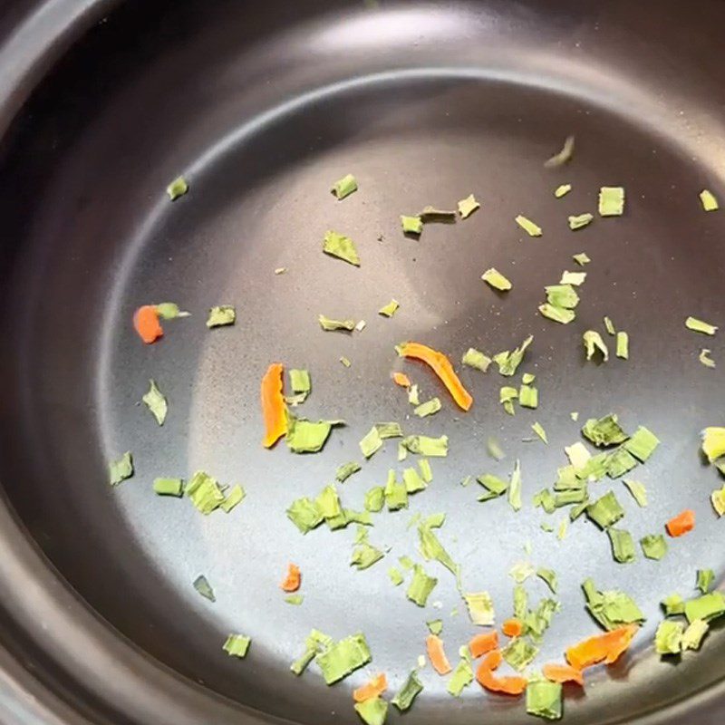 Step 3 Make Tokbokki sauce using leftover rice (Recipe shared from TikTok Cooking with TasteVN)