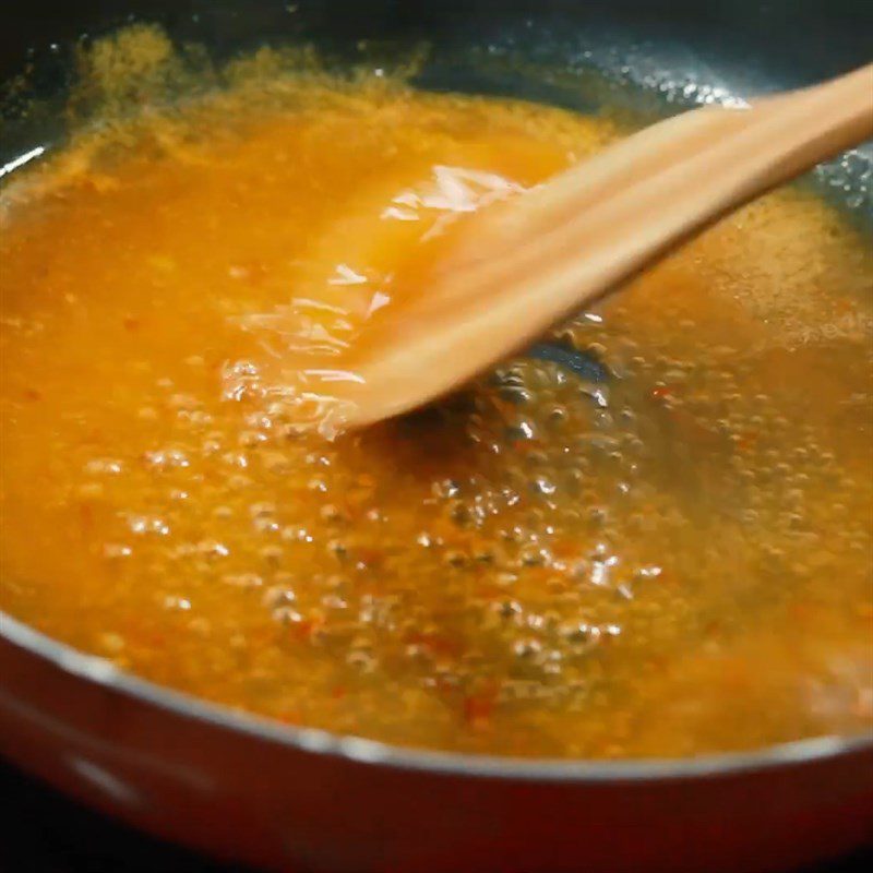 Step 4 Make the sauce for the beef brisket Grilled beef brisket with green pepper