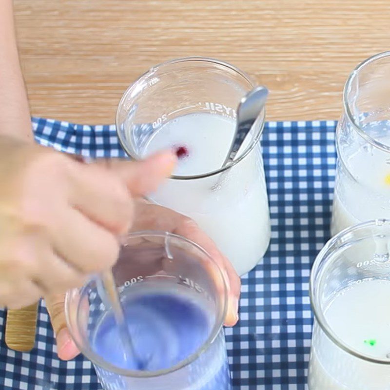 Step 2 Making colorful jelly 3D jelly made with straws