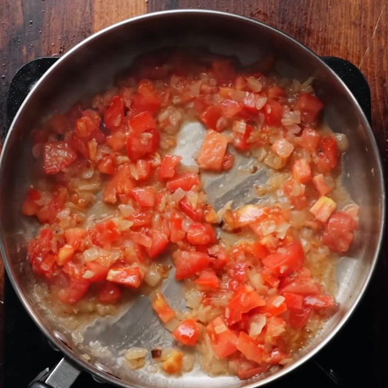 Step 4 Make curry sauce Salmon curry