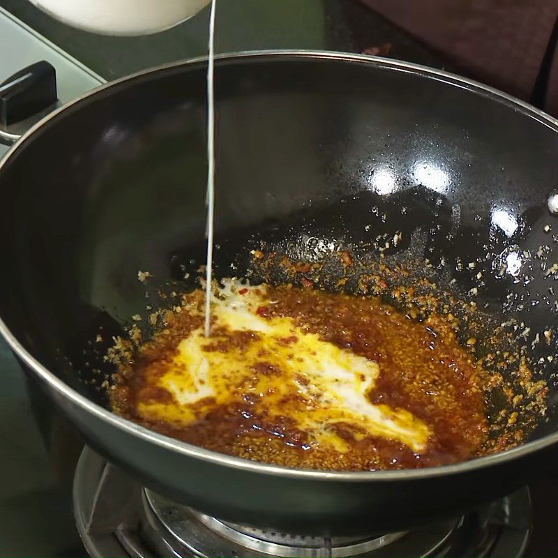 Step 2 Make the curry sauce for vegetarian eggplant curry