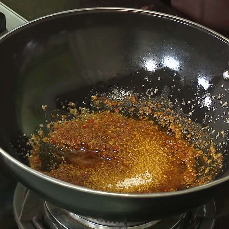 Step 2 Make the curry sauce for vegetarian eggplant curry