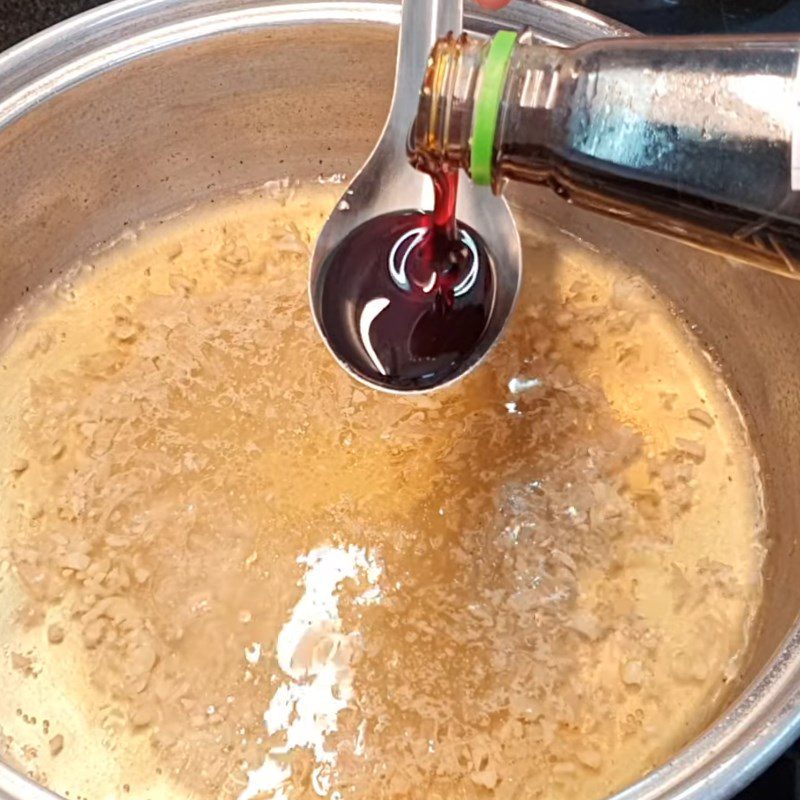 Step 2 Making eggplant stew sauce