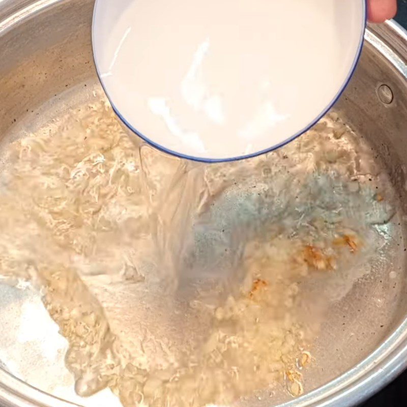Step 2 Make the sauce for Eggplant with Vegetarian Sauce