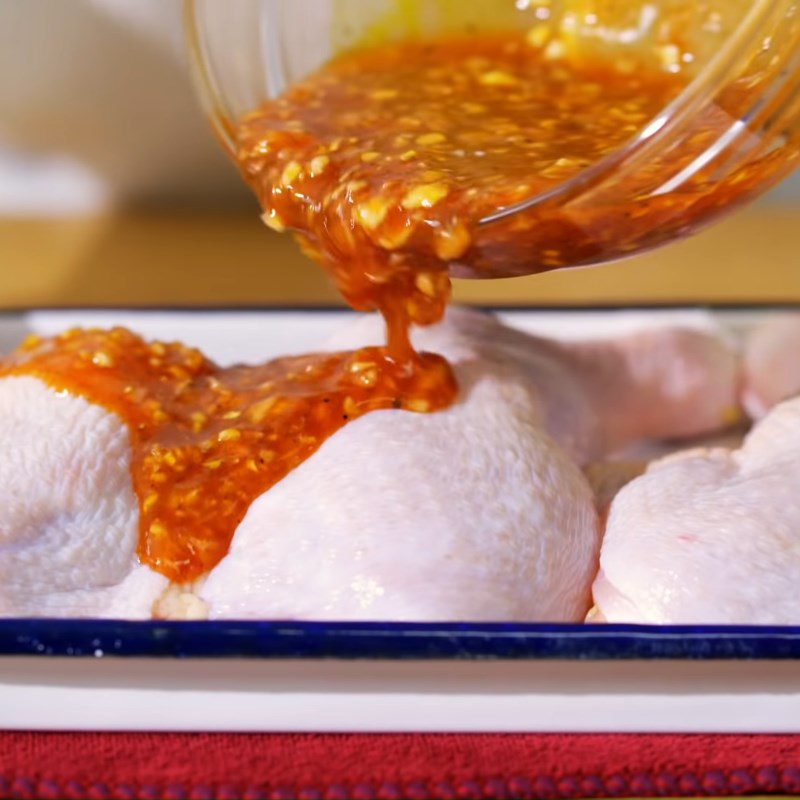 Step 2 Make the seasoning sauce for Pepper Roast Chicken