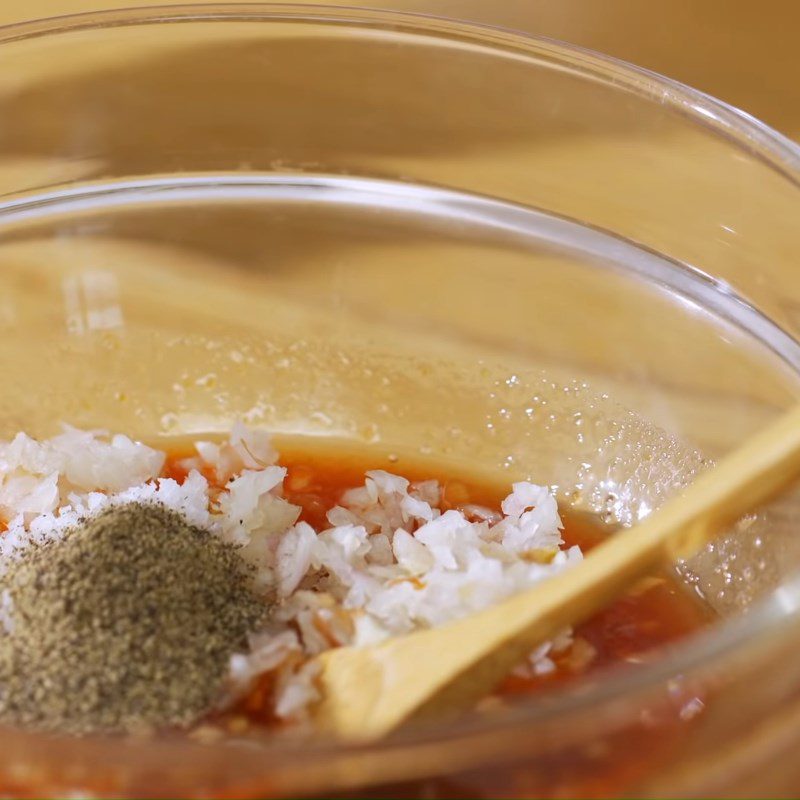 Step 2 Make the seasoning sauce for Pepper Roast Chicken