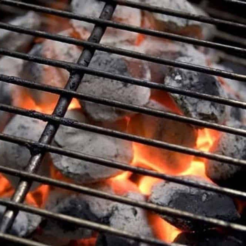 Step 4 Grilled squid Grilled squid with satay