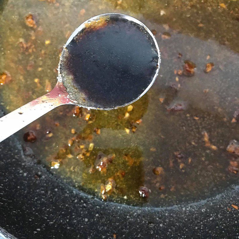 Step 3 Make soy sauce Steamed eggplant with soy sauce