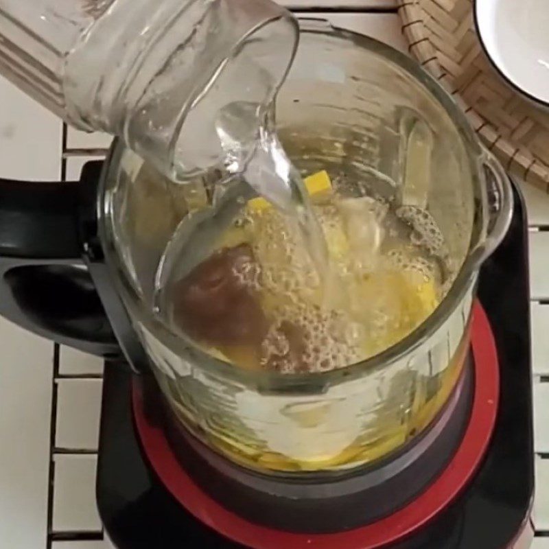 Step 2 Making pumpkin cashew milk Pumpkin cashew milk