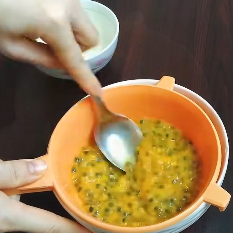 Step 1 Extract passion fruit juice Passion Fruit Jelly