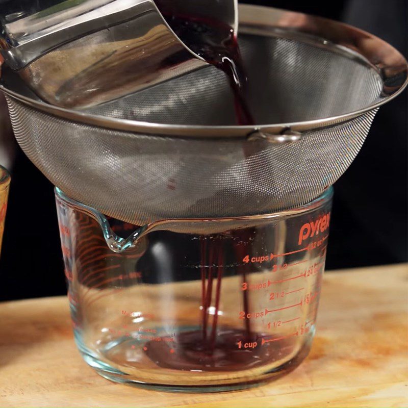 Step 2 Extract blueberry juice Blueberry Peach Mojito