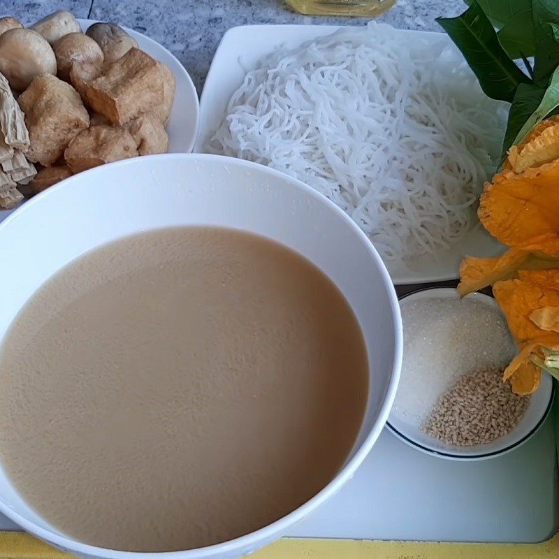 Step 2 Filter the Fish Sauce for Vegetarian Hot Pot