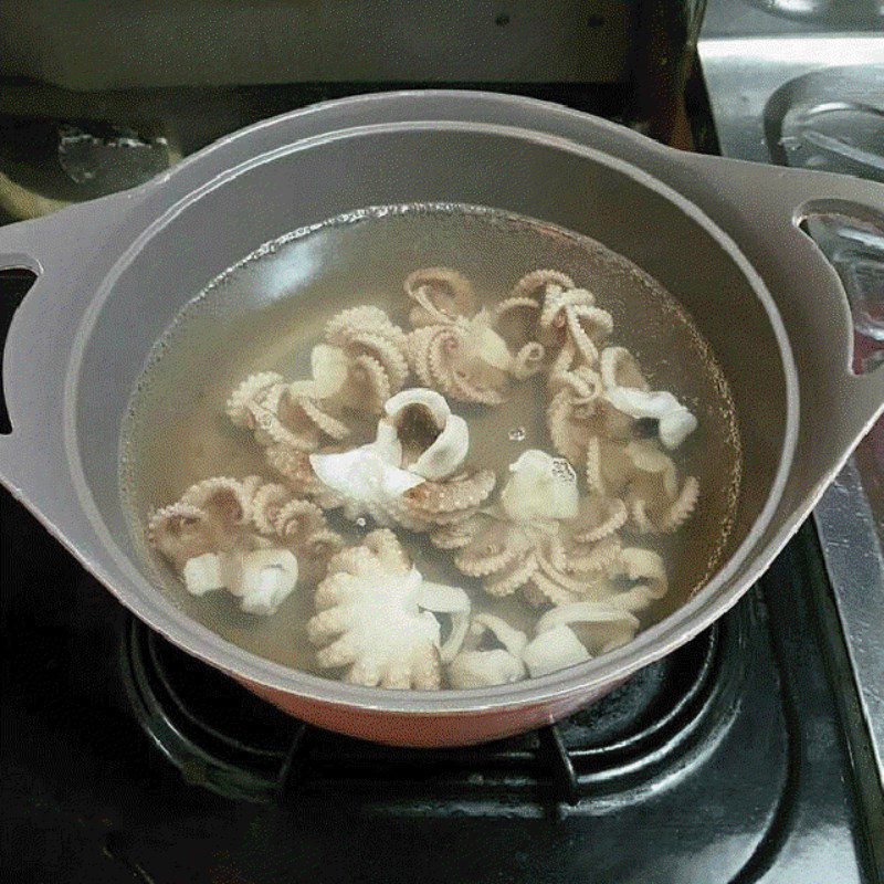 Step 3 Boiled Octopus Scallion Salad