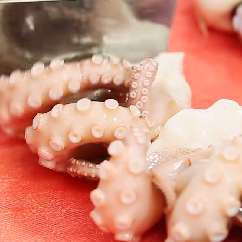 Step 2 Boil the octopus Stir-fried octopus with celery