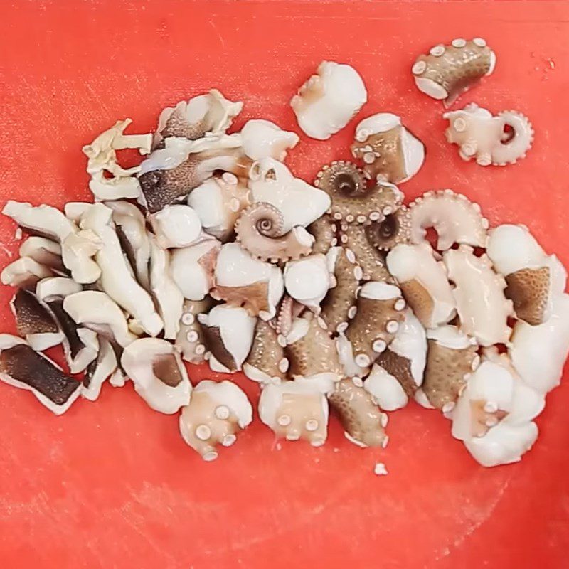 Step 2 Boil the octopus Stir-fried octopus with celery