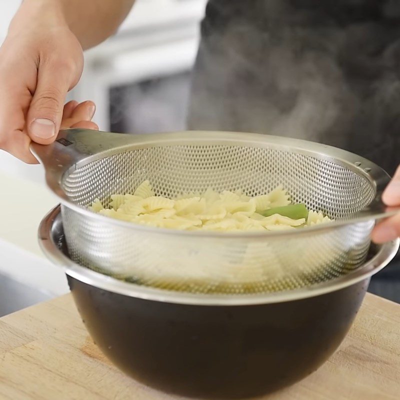 Step 2 Boil pasta and asparagus for Asparagus Pasta Salad