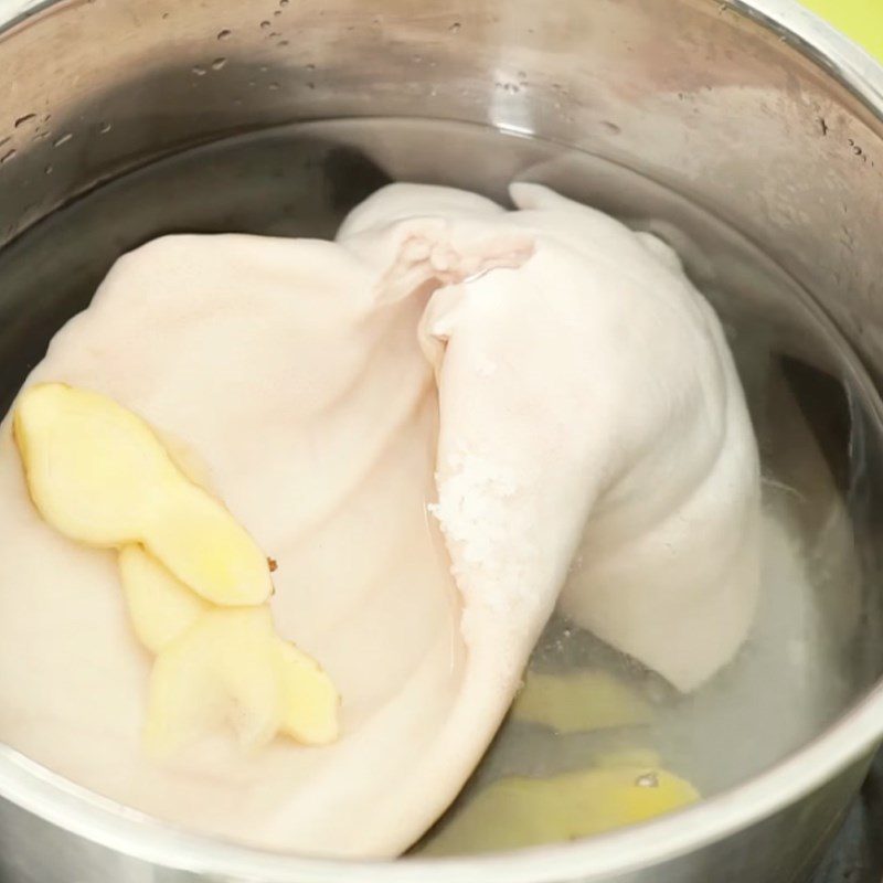 Step 2 Boil the Pig Ears for Pig Ear Salad