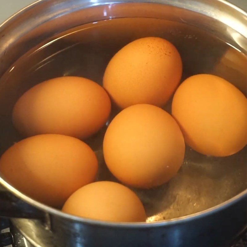 Step 1 Boil the eggs Marbled Eggs (Tea Eggs)