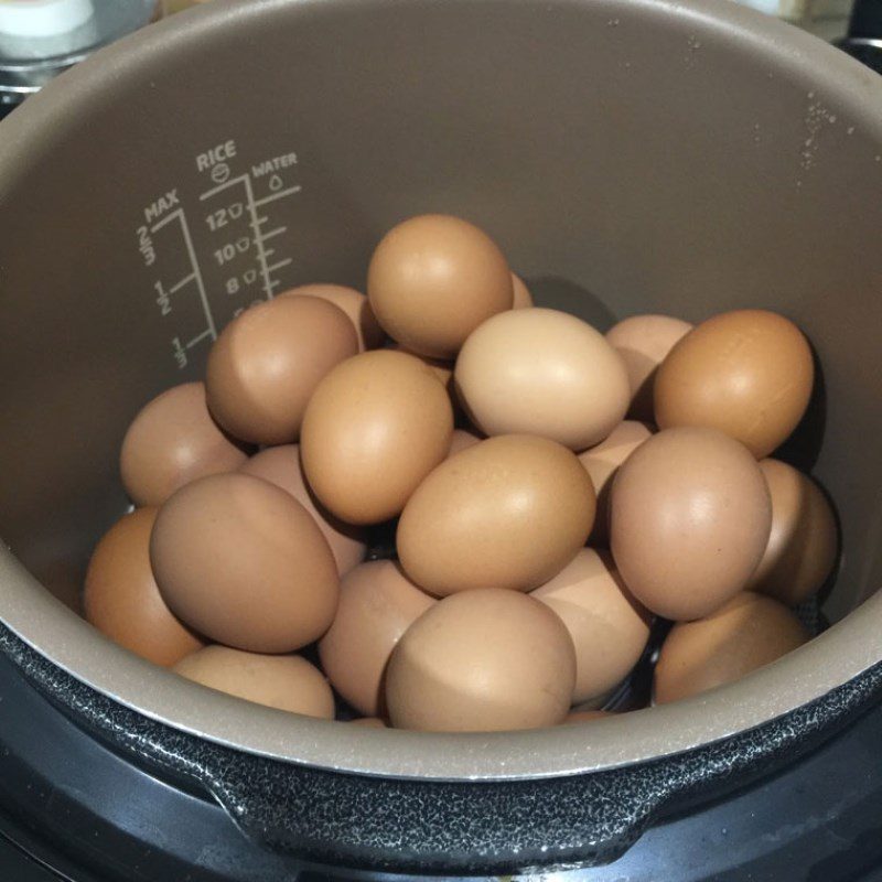 Step 2 Boil Eggs with a Rice Cooker