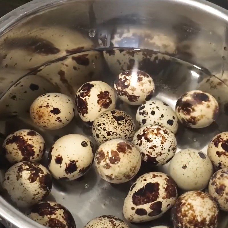 Step 2 Boiled Quail Eggs Corn Shrimp Soup