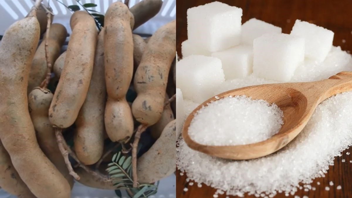 Ingredients for sweet and sour tamarind dish