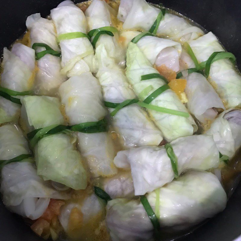 Step 5 Cooking cabbage rolls with tomato sauce Cabbage rolls with tomato sauce