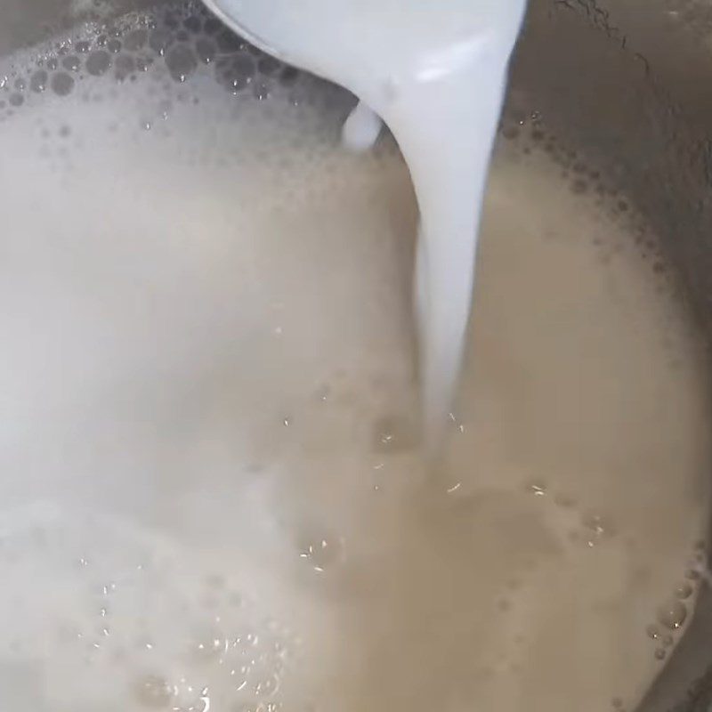 Step 2 Cooking Egg White Gel for Vegetarian Boiled Eggs