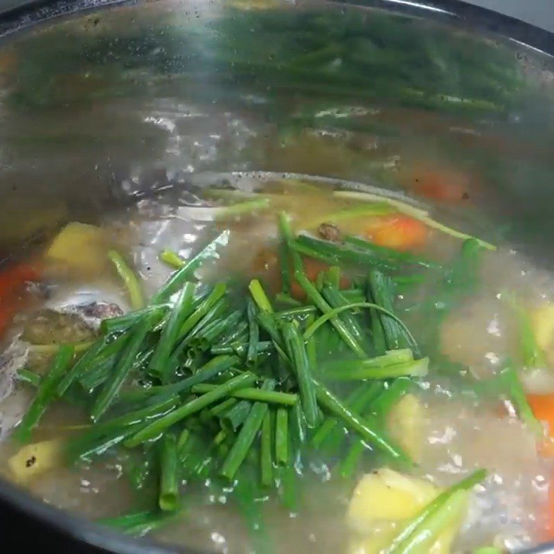 Step 4 Cook the noodle soup Mackerel noodle soup