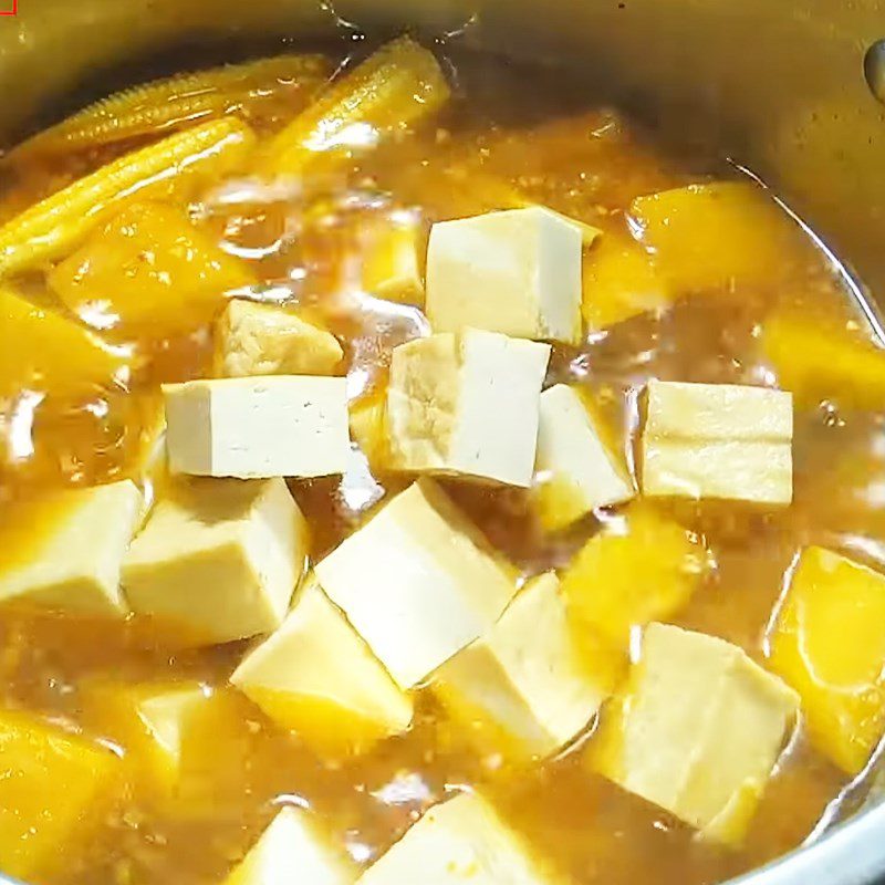 Step 4 Cook curry Vegetarian pumpkin curry