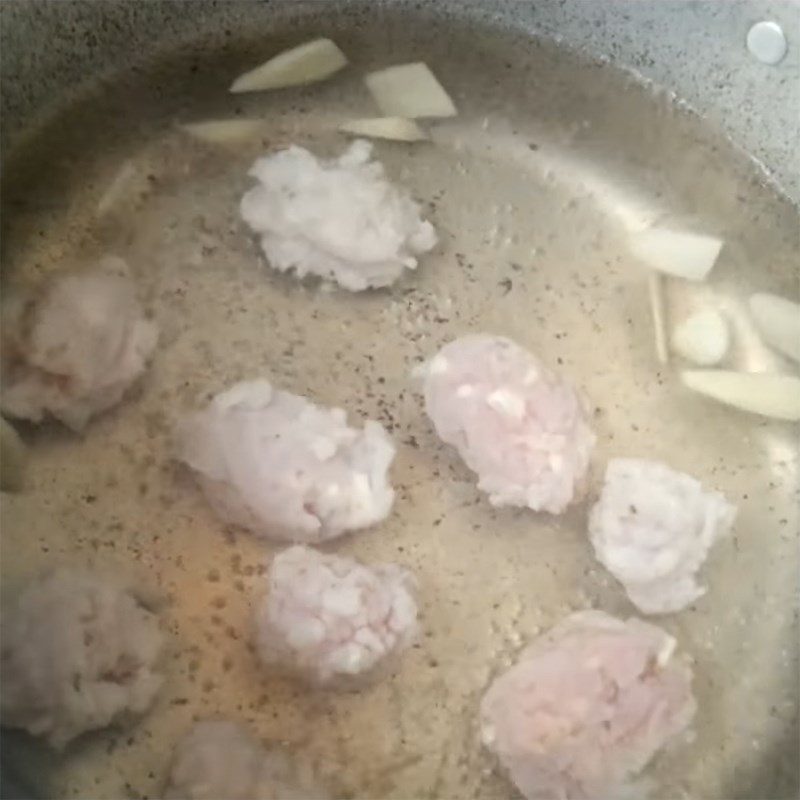 Step 3 Cooking the Soup Celery Fish Balls Soup