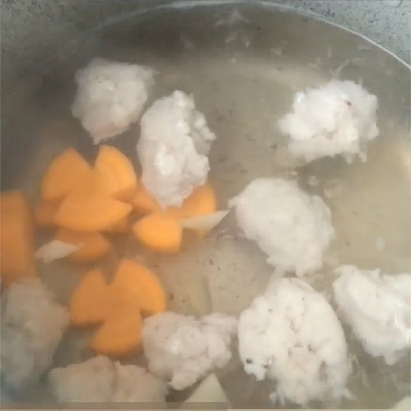 Step 3 Cooking the Soup Celery Fish Balls Soup