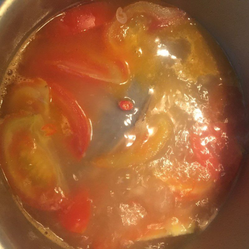 Step 3 Cooking Sour Fish Soup