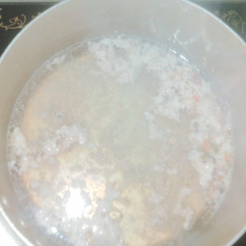 Step 2 Cook pumpkin soup with minced meat Pumpkin soup with minced meat (recipe shared by a user)
