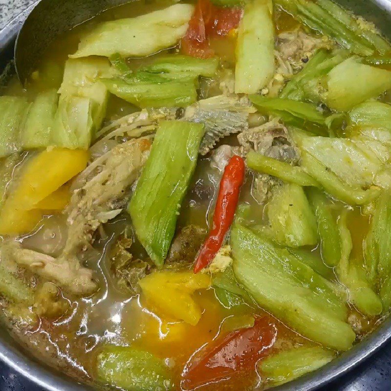 Step 4 Cooking Fish Soup Carp soup with Sour Fruits