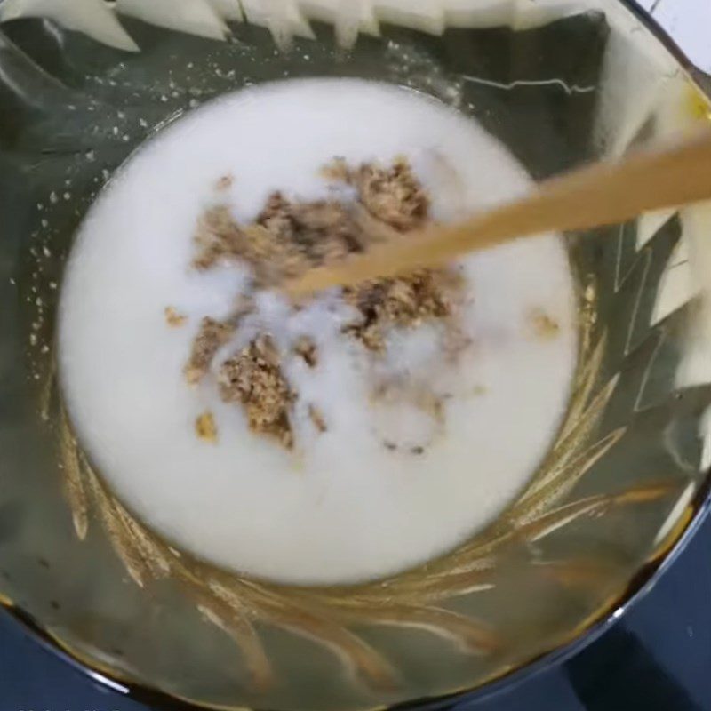 Step 4 Cooking abalone mushroom porridge for baby