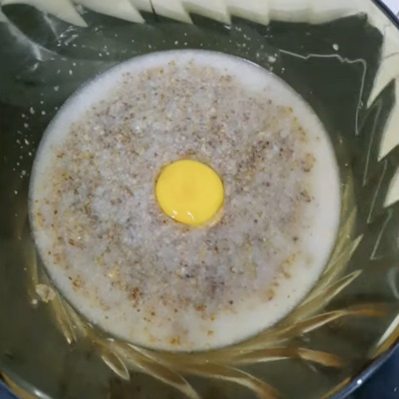 Step 4 Cooking abalone mushroom porridge for baby