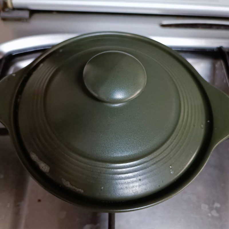 Step 1 Cook Chicken Heart and Lotus Seed Porridge (recipe shared by a user)