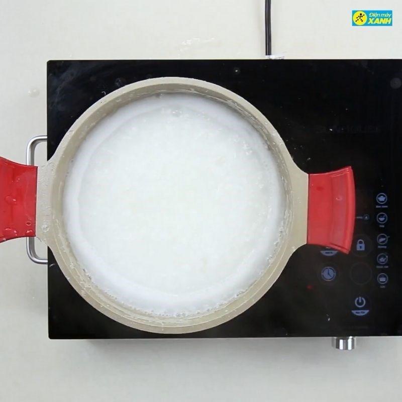 Step 2 Cook porridge Singapore frog porridge