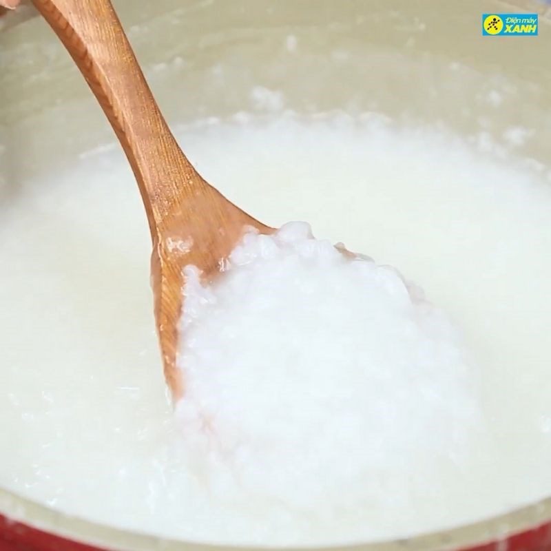 Step 2 Cook porridge Singapore frog porridge
