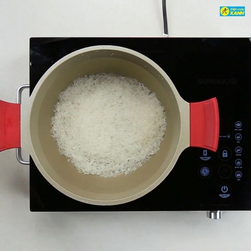 Step 2 Cook porridge Singapore frog porridge