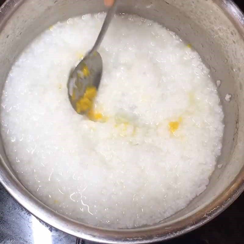 Step 3 Cook the porridge Beef and pumpkin porridge